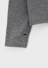 Pitan Henley Neck Waffle Warmer Long Sleeve T-shirt