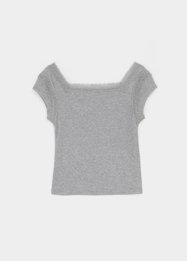 Rickyah Lace Cap Sleeve Short-sleeve Tee