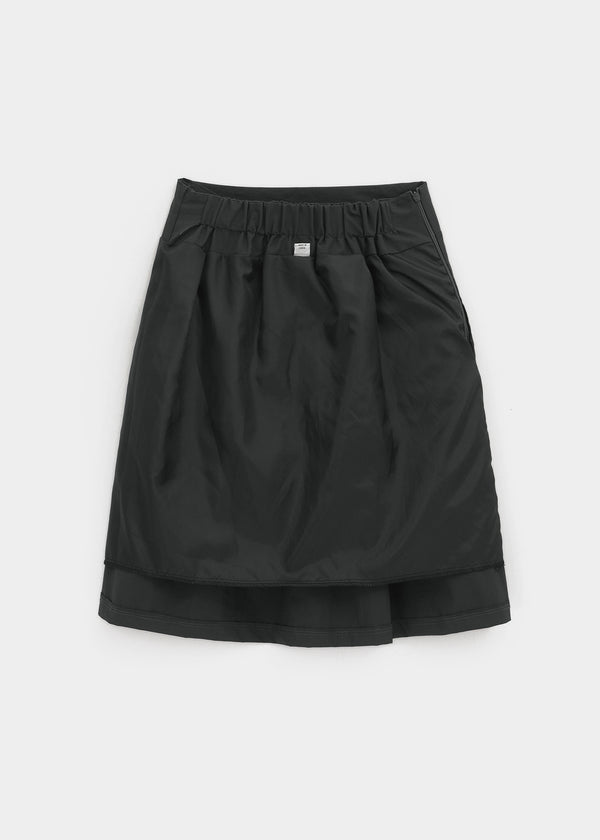 Romroni Strap Shirred Midi Skirt