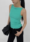 Roavo Boat Neck Sleeveless