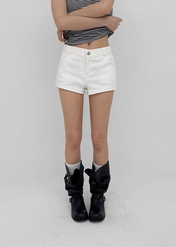 Doron Low-waist Cotton Shorts