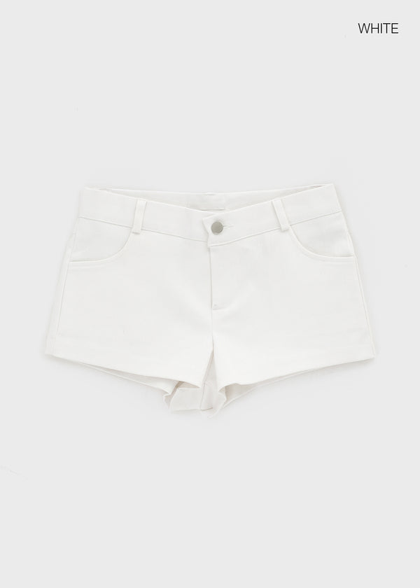 Doron Low-waist Cotton Shorts