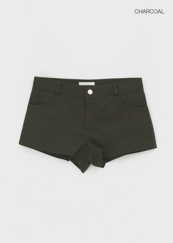 Doron Low-waist Cotton Shorts