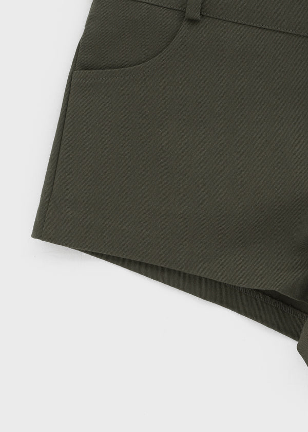 Doron Low-waist Cotton Shorts