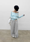 (UNISEX) Pureng String Wide Elastic Waist Pants