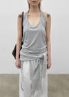 Homade Strap Halter Long Sleeveless