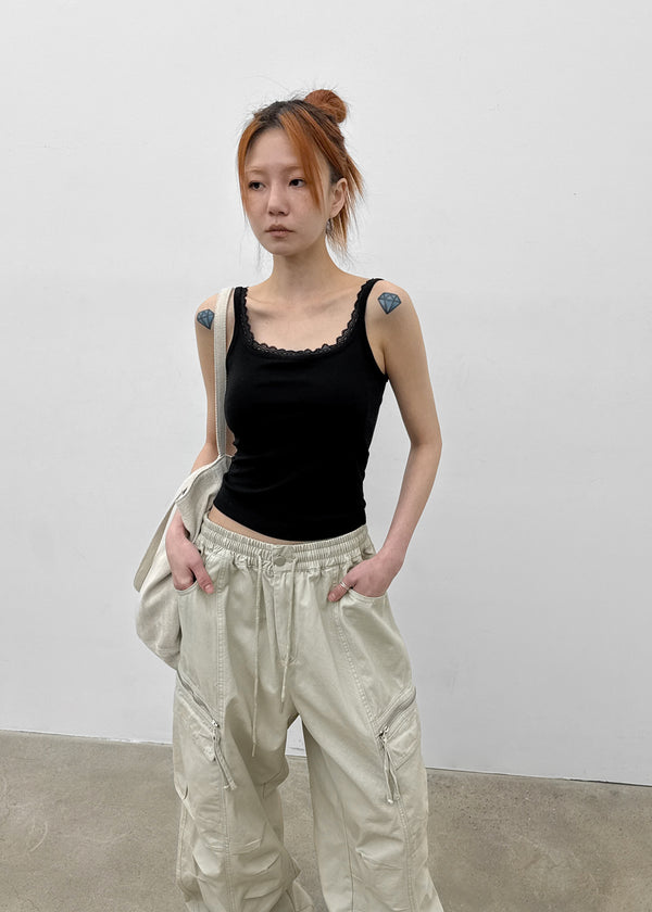 Tonelow Lace Sleeveless (Built-in Cap)