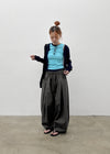 Purehi Linen Round Knit Cardigan