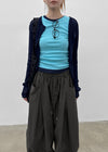 Purehi Linen Round Knit Cardigan