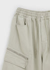 (UNISEX) Hitchler Washed Wide Cargo Pants