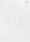 Homade Strap Halter Long Sleeveless