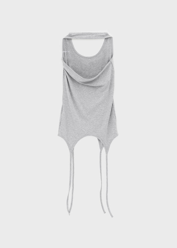 Homade Strap Halter Long Sleeveless