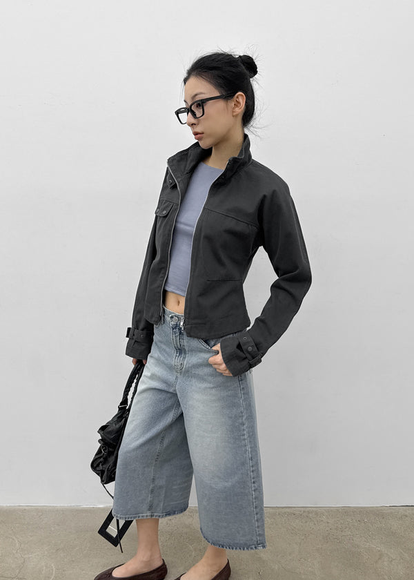 Nikit High-neck Rider Cotton Jacket