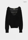 Kipong Deep V-neck Net Knit