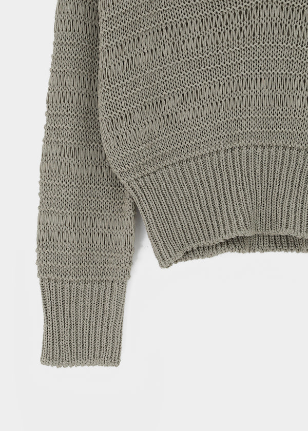 Kipong Deep V-neck Net Knit