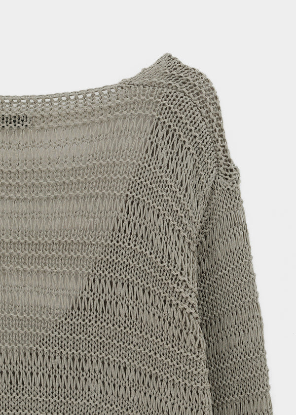 Kipong Deep V-neck Net Knit