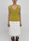 Decant Lace V-neck Sleeveless Knit