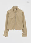 Nikit High-neck Rider Cotton Jacket