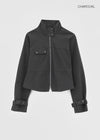 Nikit High-neck Rider Cotton Jacket