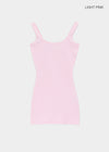 Colme Square Neck Slim Long Sleeveless