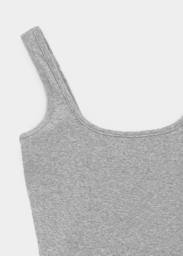 Colme Square Neck Slim Long Sleeveless
