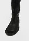 Lovt Leather Buckle Long Boots