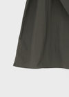 Hellos Nylon Short Sleeve Wrap Long Dress
