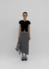 Niten Burton Unbalanced Bendable Long Skirt