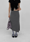 Niten Burton Unbalanced Bendable Long Skirt