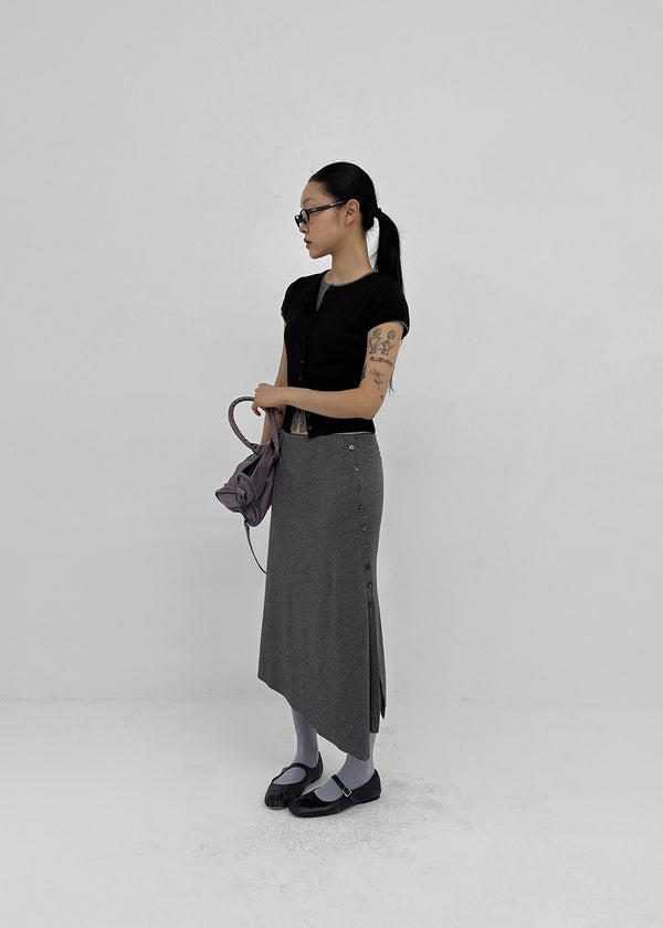 Niten Burton Unbalanced Bendable Long Skirt
