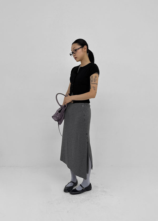 Niten Burton Unbalanced Bendable Long Skirt