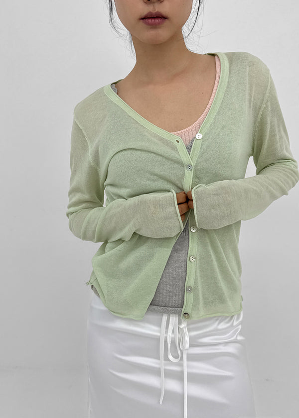 Seo Summer Loose Fit V-neck Cardigan