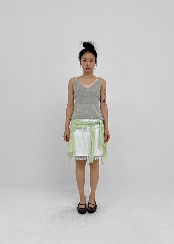 Shakik Summer Tencel Linen Sleeveless Knit
