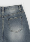 Kallang Tin-washed Damaged Denim Shorts