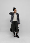 (UNISEX) Cupy Linen-like Cargo Bermuda Shorts