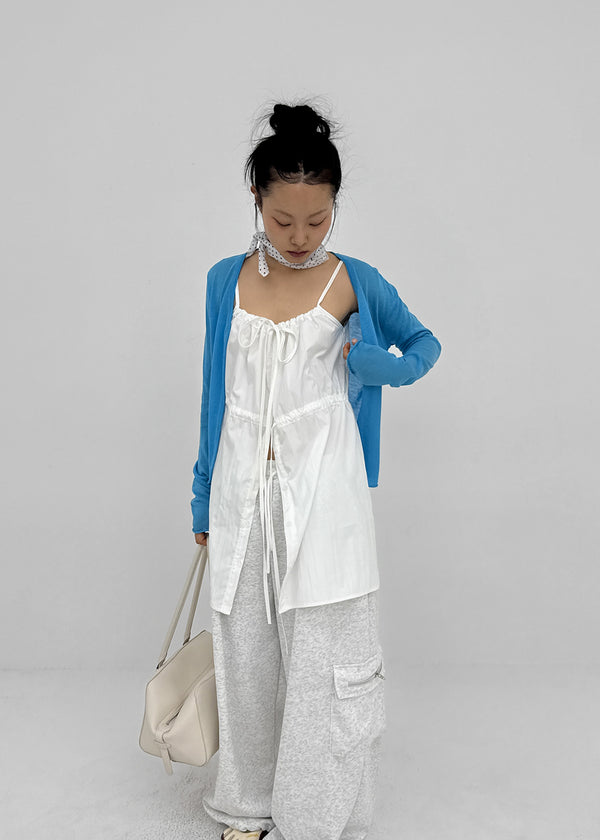 Seo Summer Loose Fit V-neck Cardigan