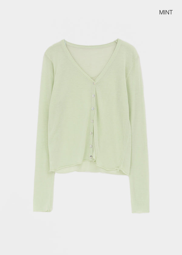 Seo Summer Loose Fit V-neck Cardigan