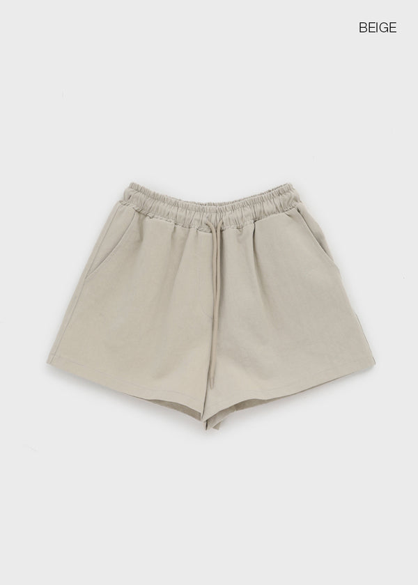 Wesking Banded Washed Cotton Shorts
