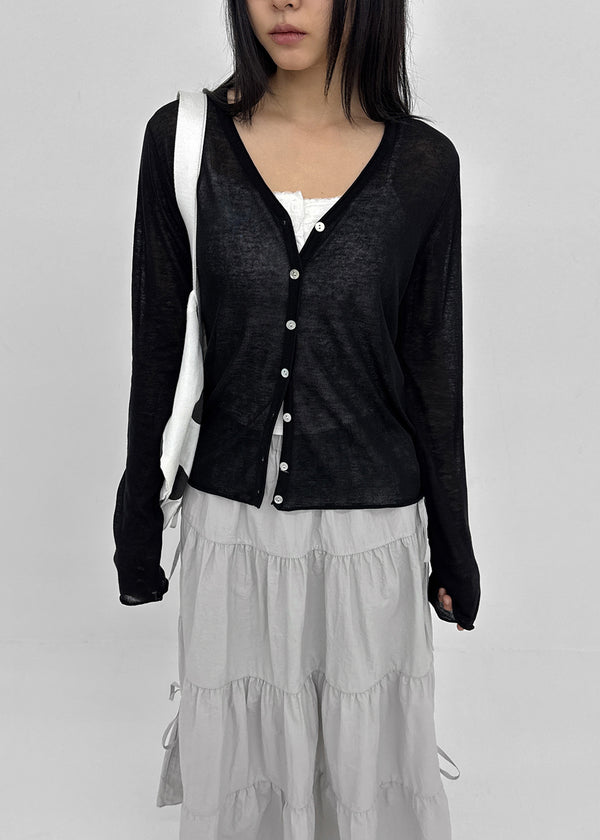 Seo Summer Loose Fit V-neck Cardigan