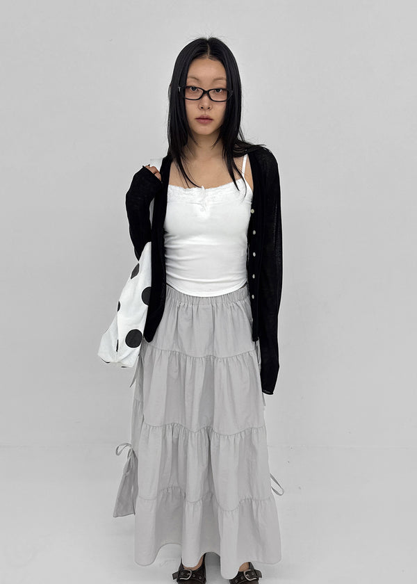 Seo Summer Loose Fit V-neck Cardigan