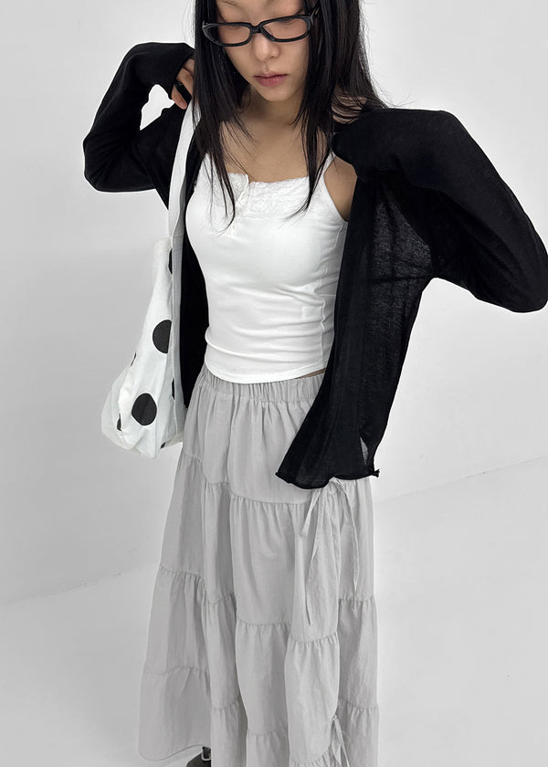 Seo Summer Loose Fit V-neck Cardigan