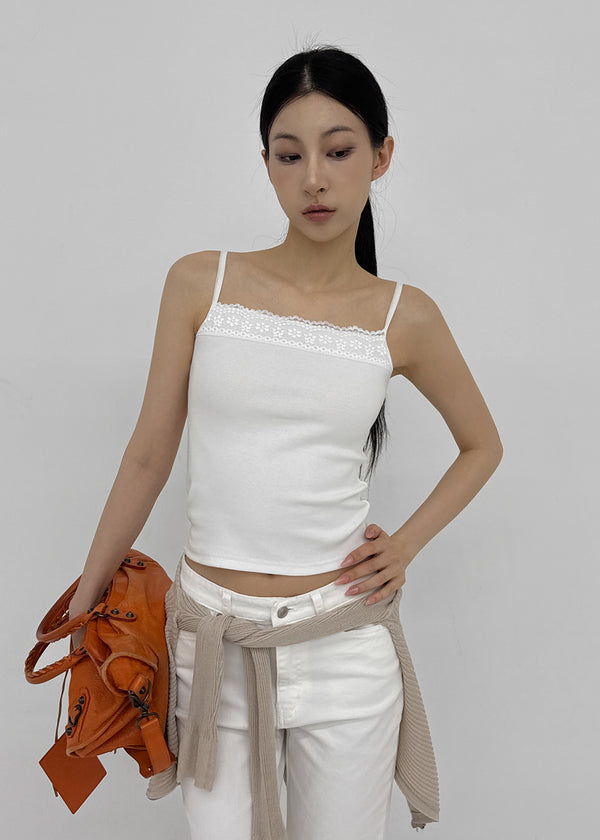 Foredy Square Lace Sleeveless