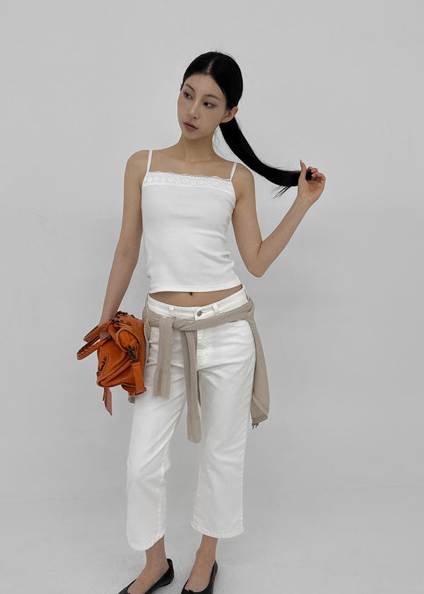 Foredy Square Lace Sleeveless
