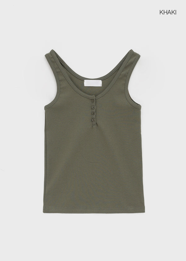 Bigiron Henley Neck Sleeveless