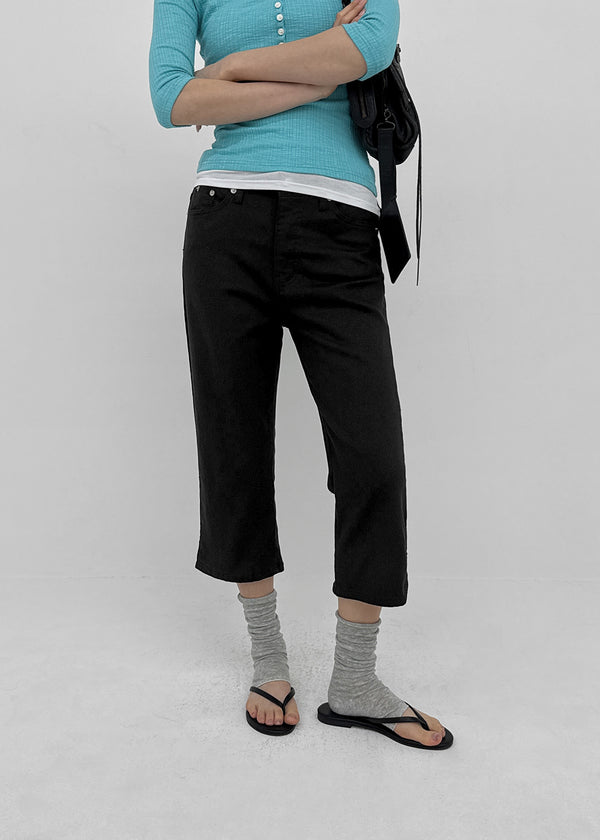 Popu Slit Capri Pants