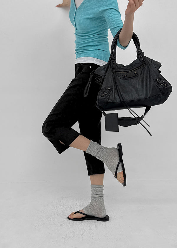 Popu Slit Capri Pants