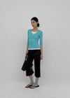 Popu Slit Capri Pants