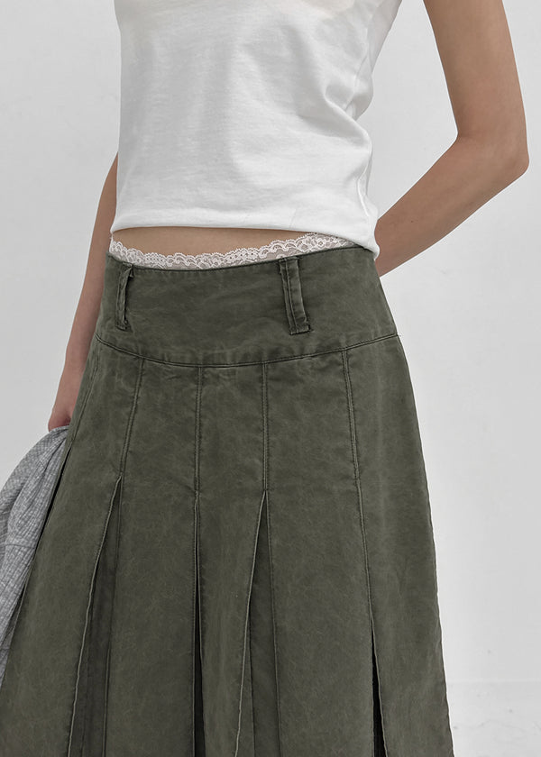 Formning Pleated Midi Skirt