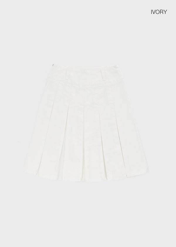 Formning Pleated Midi Skirt