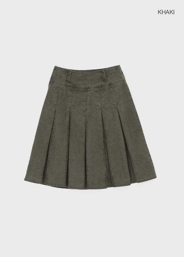 Formning Pleated Midi Skirt